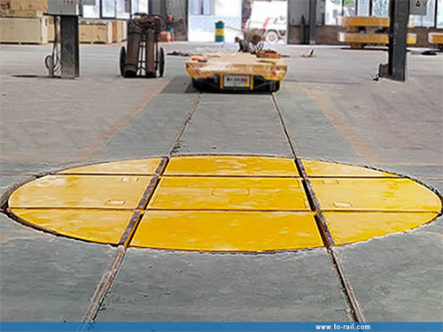 10T/20T Manual Bogie Turntable Bogie Maintenance Workshop Equipment