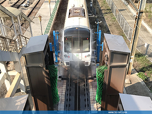 Automatic Metro Train Exterior Washing Machine