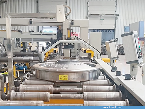 Automatic Wheel Conveyor System Railway Wheelset Workshop Equipment