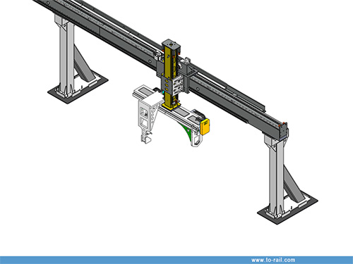 Axle Automatic Conveyor System Railway Wheelset Automatic Process Equipment