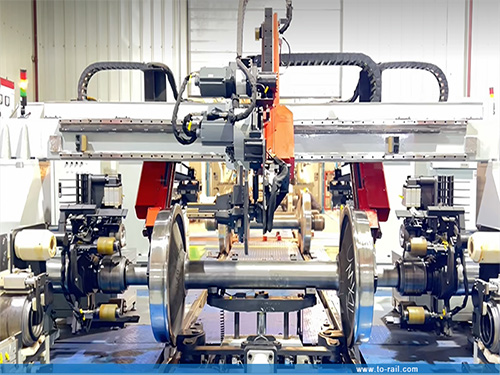 Bearing Press Machine for Locomotive Fully Automatic With Wheelset Feeding