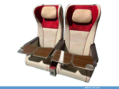 EMU First-Class Seat High-Speed Railway Train Seat