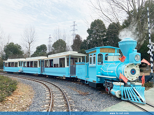 Electric Retro Sightseeing Tourist Train for Scenic Spots & Theme Parks