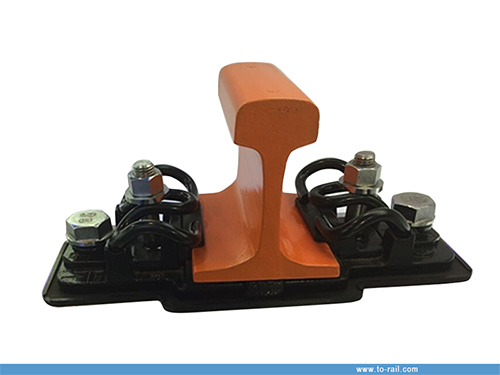 High Speed Railway Fastening System Shoulderless Elastic Fastening Ballastless Track