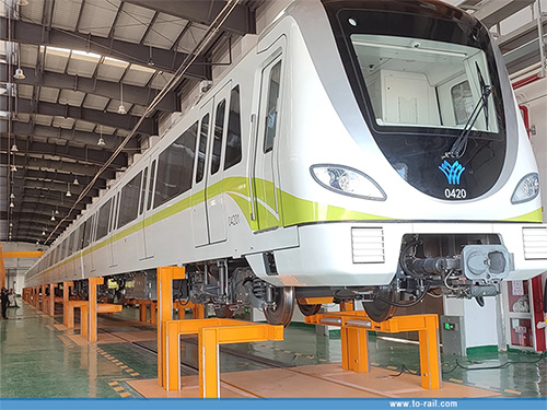 Pit-type Fixed Jacking Unit for 6-Car Metro Train Lifting & Maintenance
