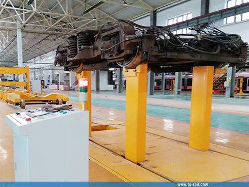 Railway Bogie Lifter Lifting & Lowering Machine