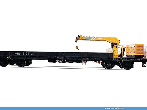 Railway Crane Wagon Unit 10T Rails/Turnout/Equipment Lift and Transport by Railway