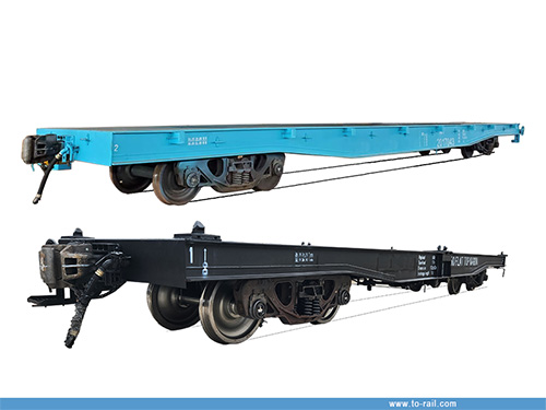 Railway Flat Wagon Container Flatcar Platform Wagon ISO Containers 20’/40’