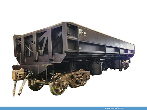 Railway Tilting Wagon Self Dumping Wagon Railroad Tipper Cart